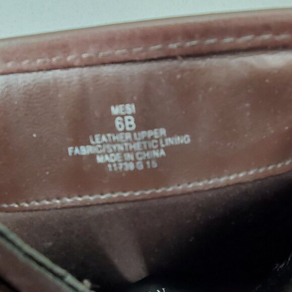 Lauren Ralph Lauren Boots Women Size 6B Brown Leather Mesi Ankle Equestrian Moto - Picture 11 of 12